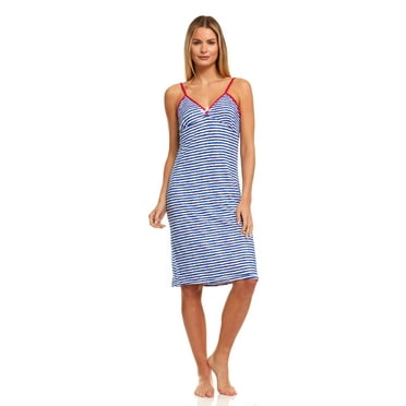 Details about SIZES/COLORS DKNY Sleeveless Contrast-Trim Nightgown Details about SIZES/COLORS DKNY Sleeveless Contrast-Trim Nightgown